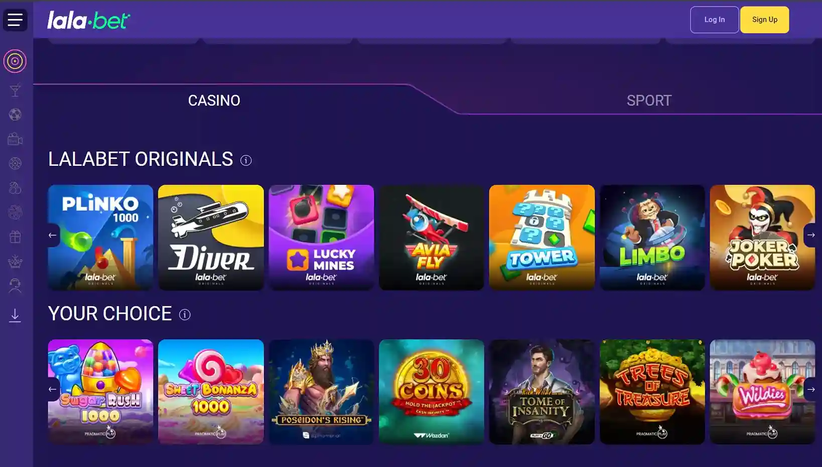 Populaire spellen bij Lalabet Casino Lalabet Populaire Spellen